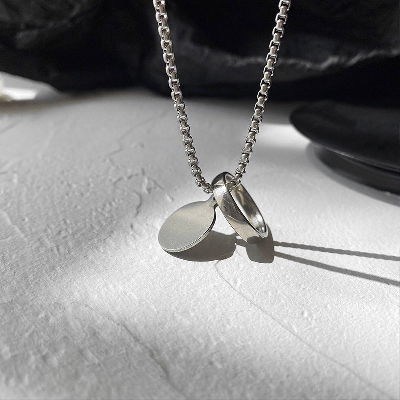 Hip-Hop Animal Pendant Necklace | Titanium Steel Box Chain | Vintage Finish | 51-80cm | Unisex | 80+ Designs