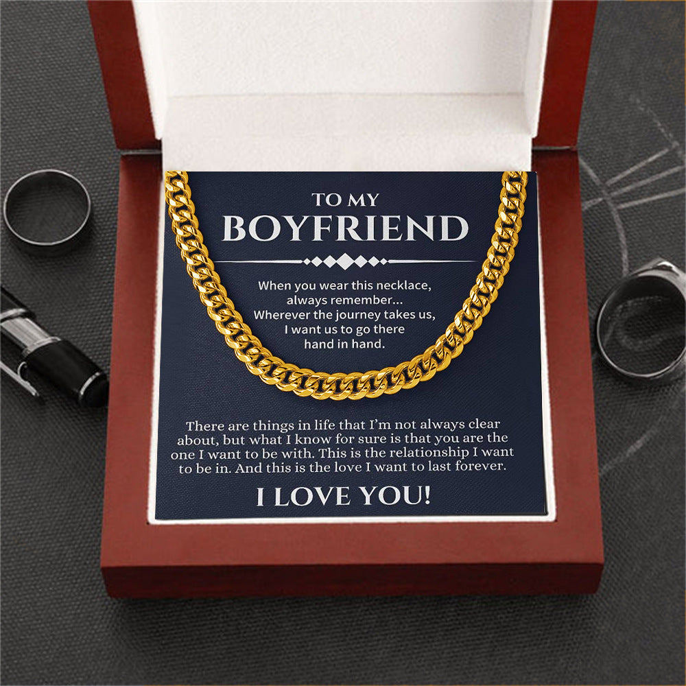 Stainless Steel Necklace | Silver or Gold | 60cm | Illuminated Gift Box Included | Men's & Unisex