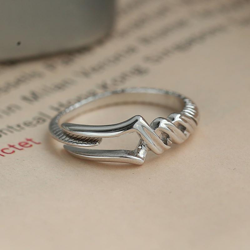 Vintage Cross Ring | Adjustable | Antique Thai Silver | Unisex
