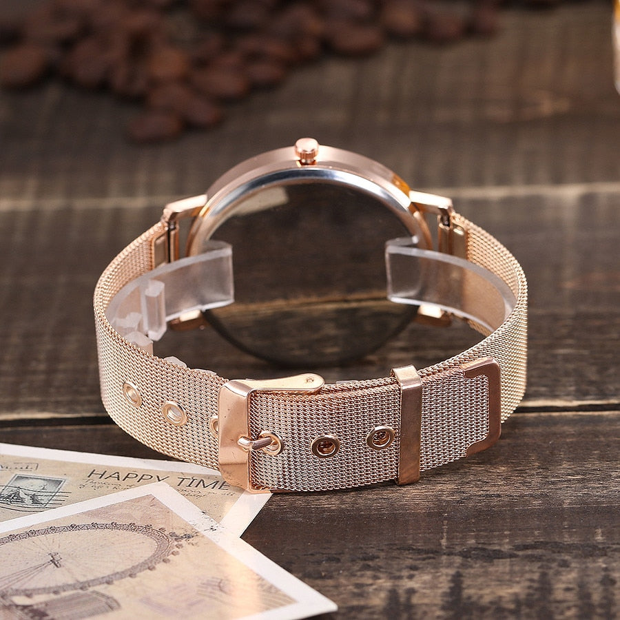 Reloj de Mujer Malla Acero Inoxidable Fashion