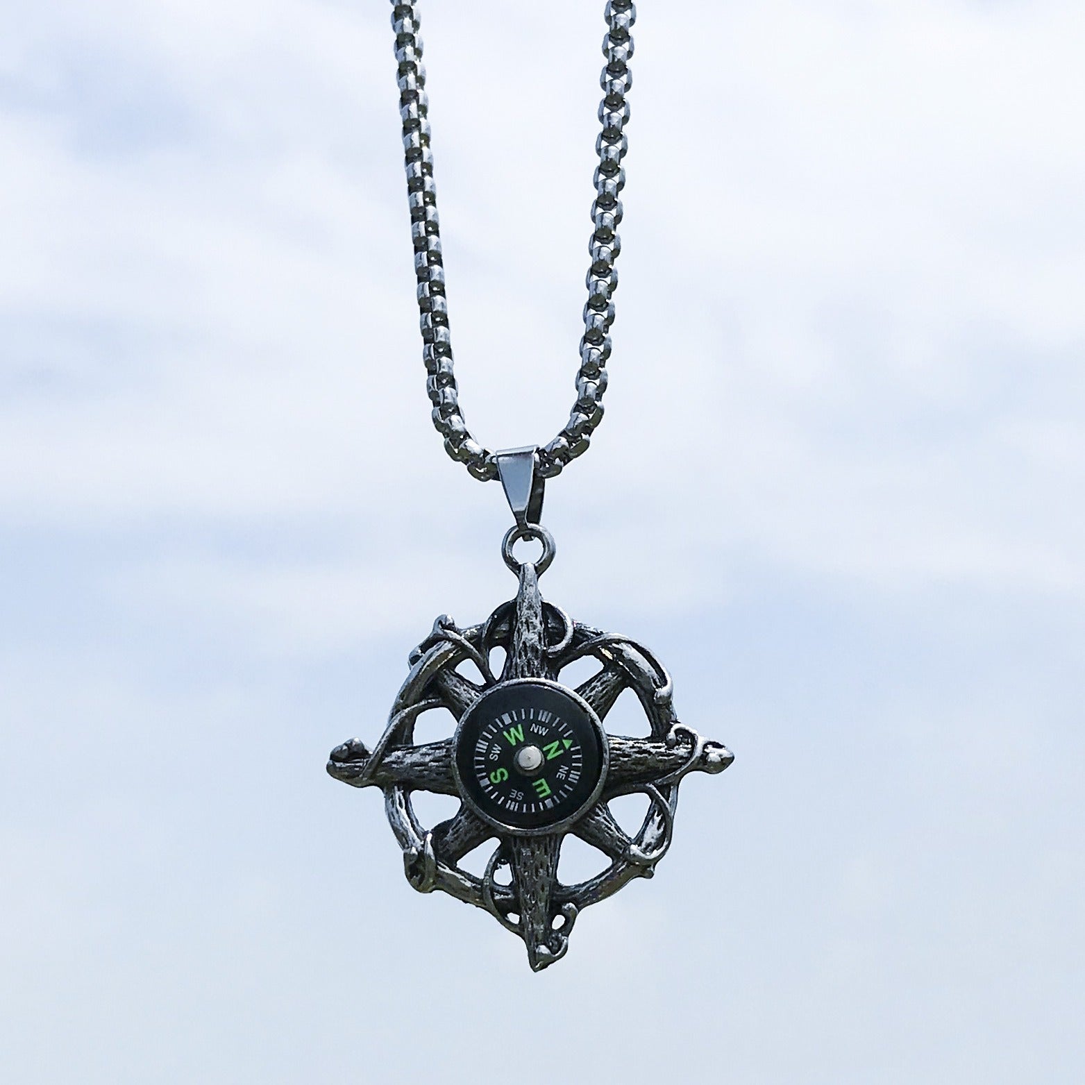 Hip-Hop Animal Pendant Necklace | Titanium Steel Box Chain | Vintage Finish | 51-80cm | Unisex | 80+ Designs
