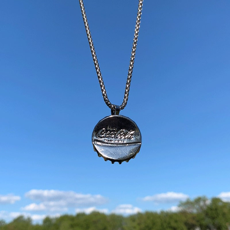Hip-Hop Animal Pendant Necklace | Titanium Steel Box Chain | Vintage Finish | 51-80cm | Unisex | 80+ Designs