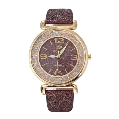 Reloj Cuarzo Mujer Cristal PU