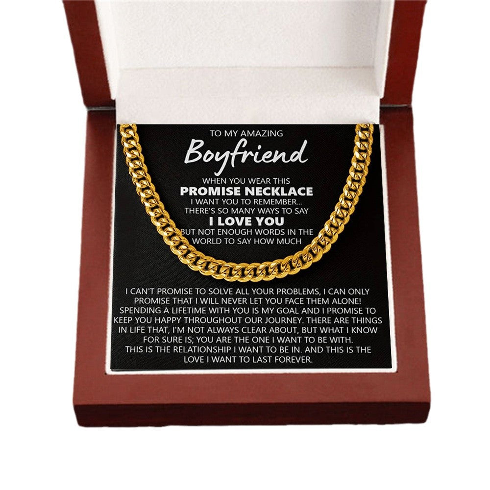 Stainless Steel Necklace | Silver or Gold | 60cm | Illuminated Gift Box Included | Men's & Unisex