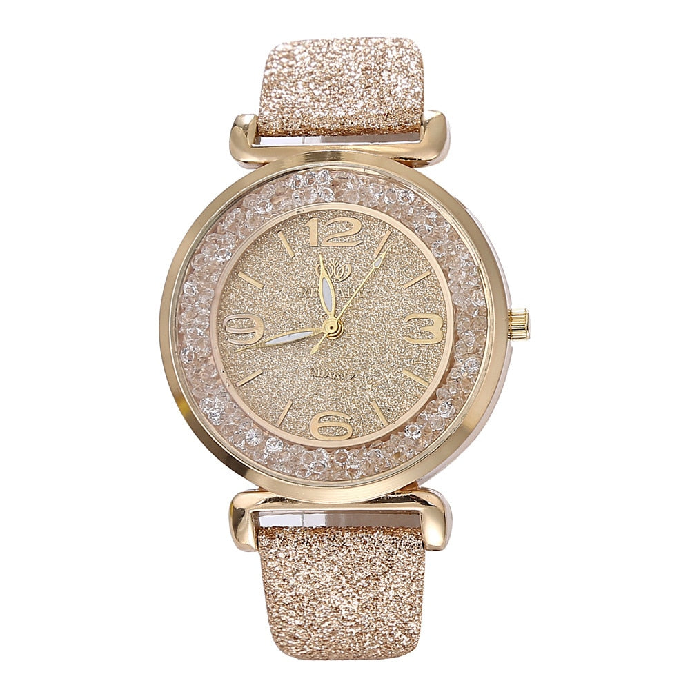 Reloj Cuarzo Mujer Cristal PU