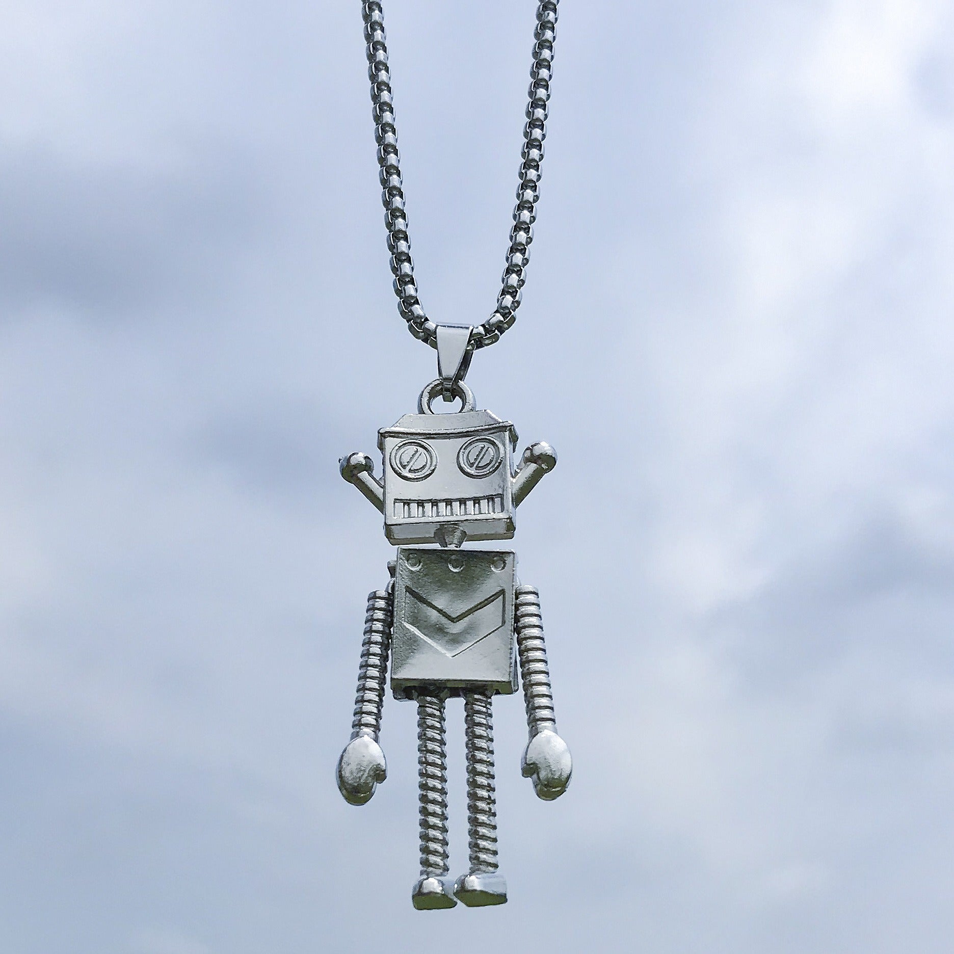 Hip-Hop Animal Pendant Necklace | Titanium Steel Box Chain | Vintage Finish | 51-80cm | Unisex | 80+ Designs