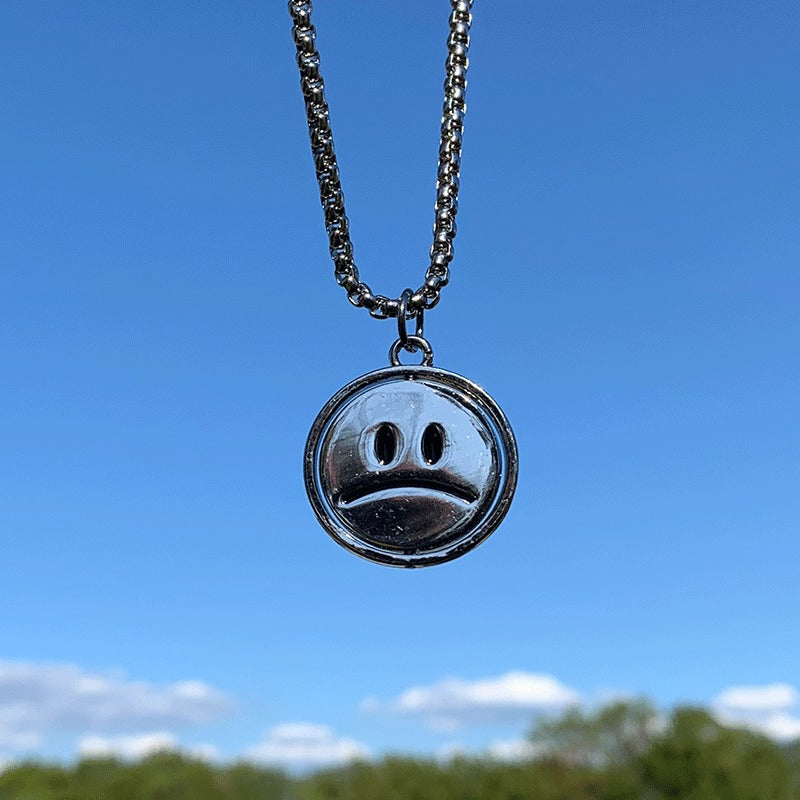 Hip-Hop Animal Pendant Necklace | Titanium Steel Box Chain | Vintage Finish | 51-80cm | Unisex | 80+ Designs