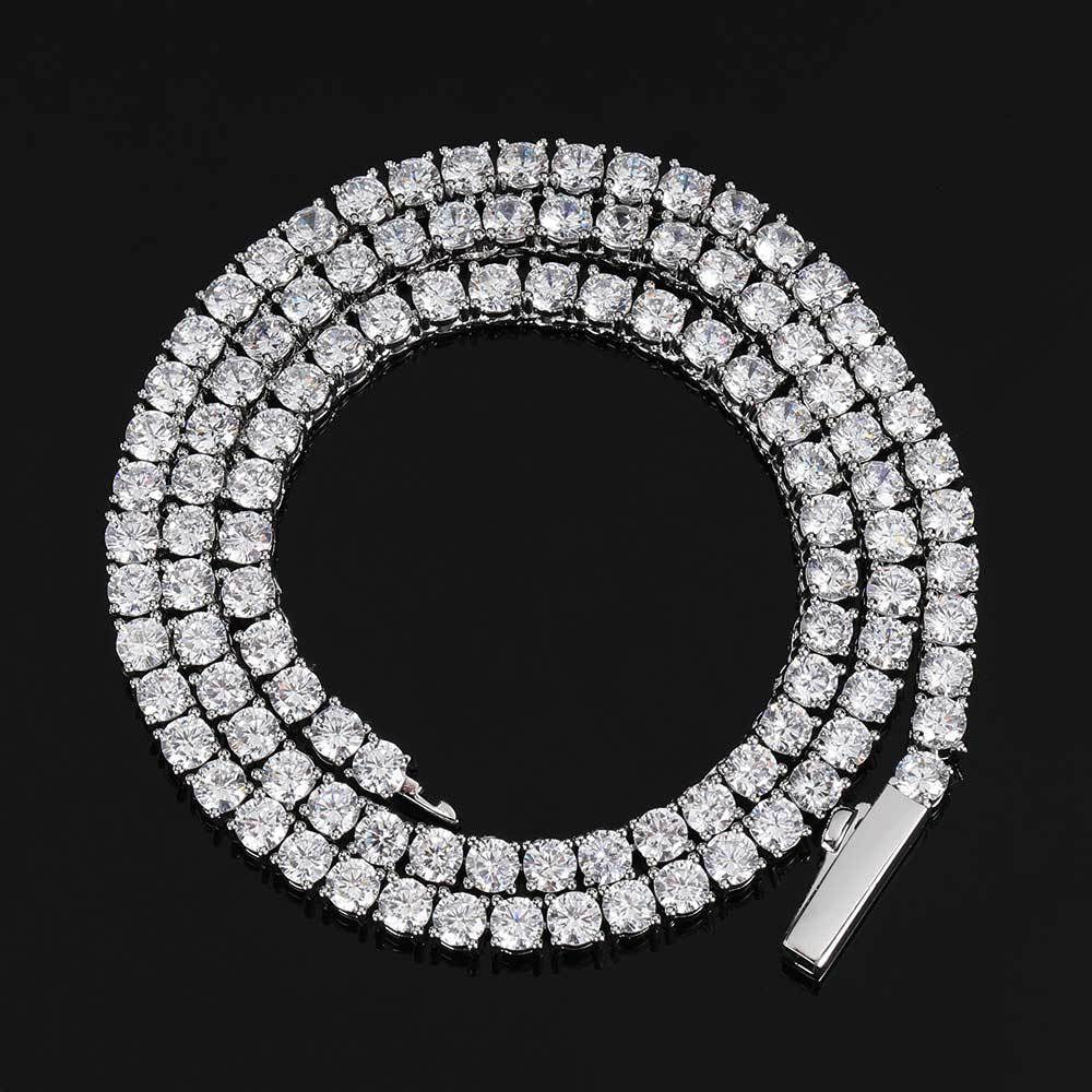 Stone Necklace Hip Hop Jewelry Full Diamond Men's Necklace