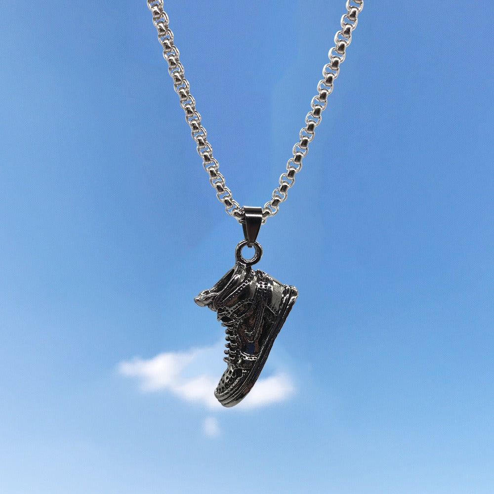 Hip-Hop Animal Pendant Necklace | Titanium Steel Box Chain | Vintage Finish | 51-80cm | Unisex | 80+ Designs