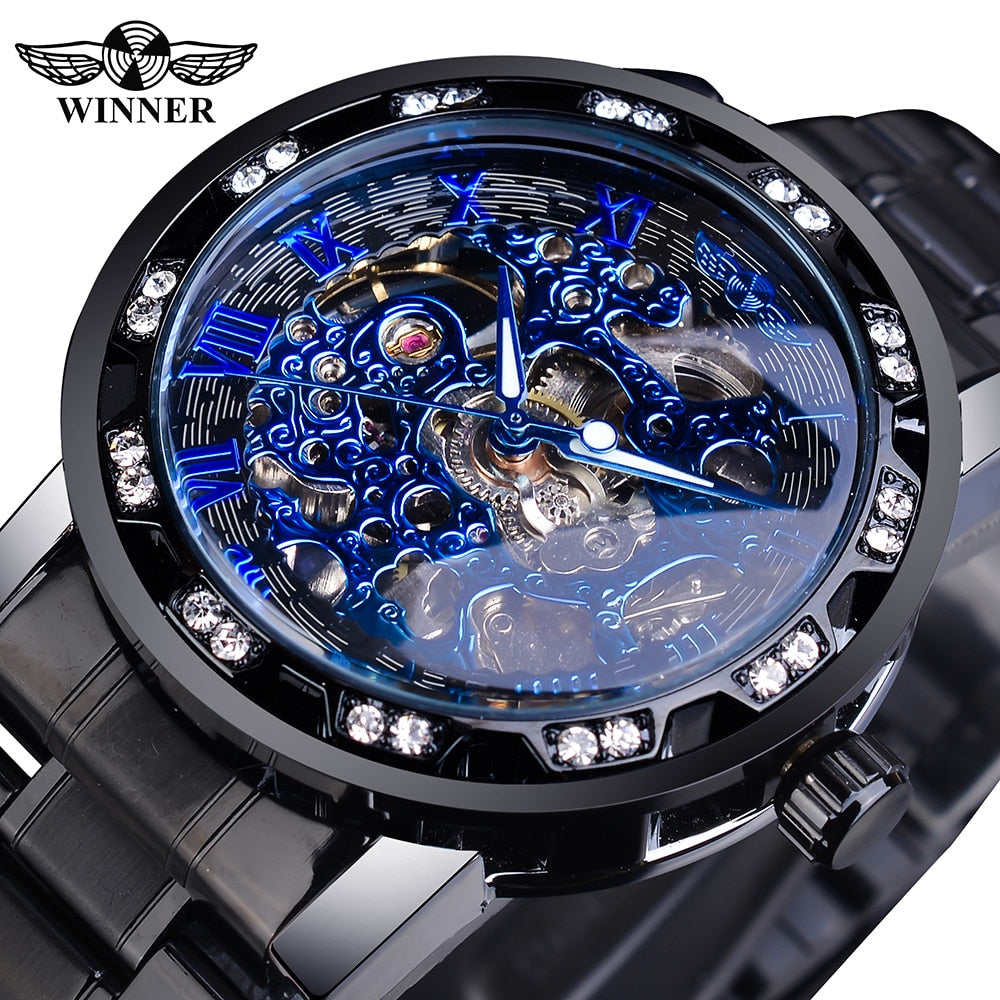 Reloj Mecánico Skeleton Acero Inoxidable
