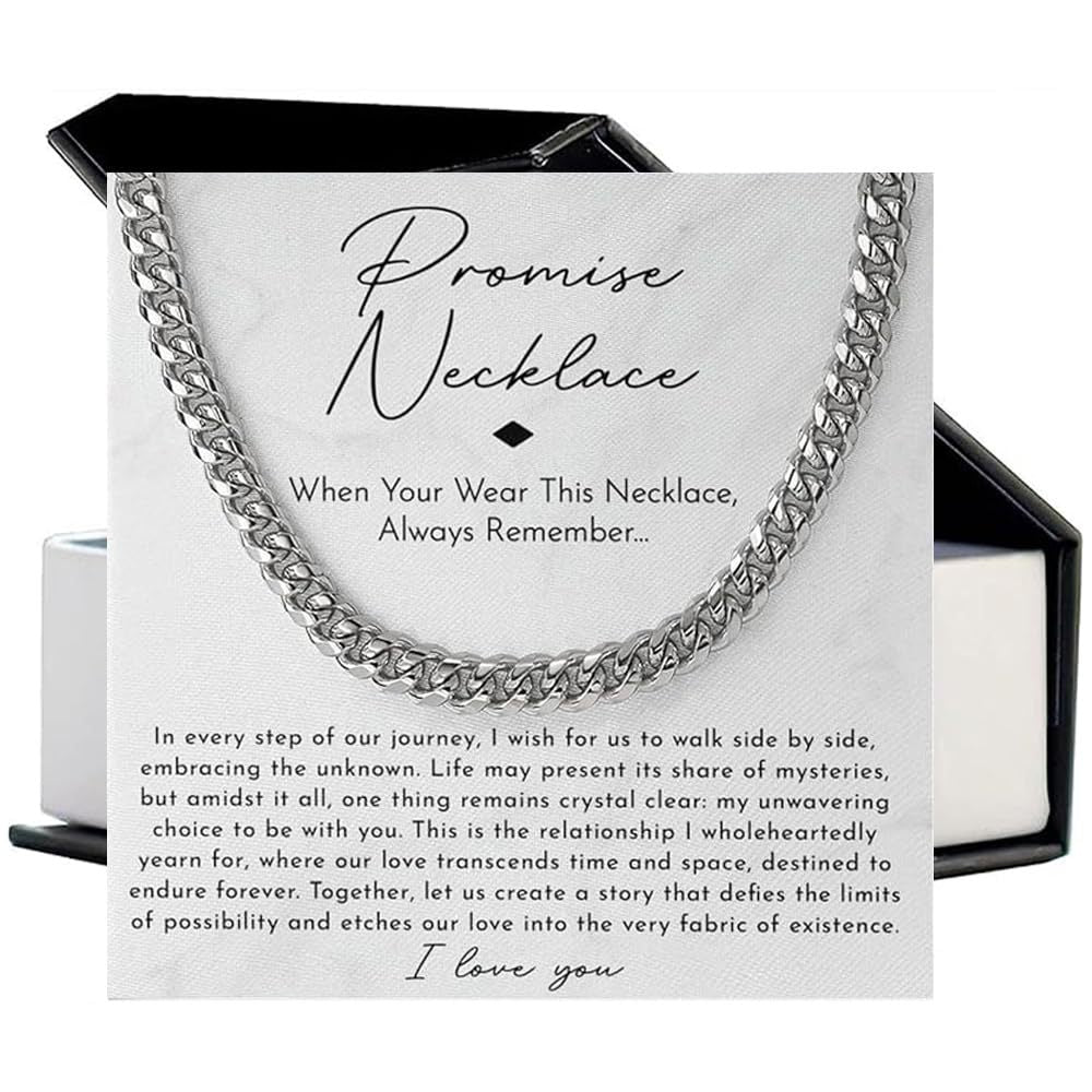 Cuban Link Chain | Stainless Steel | Double-Sided Polish | Wooden Gift Box Included | White Gold & Yellow Gold