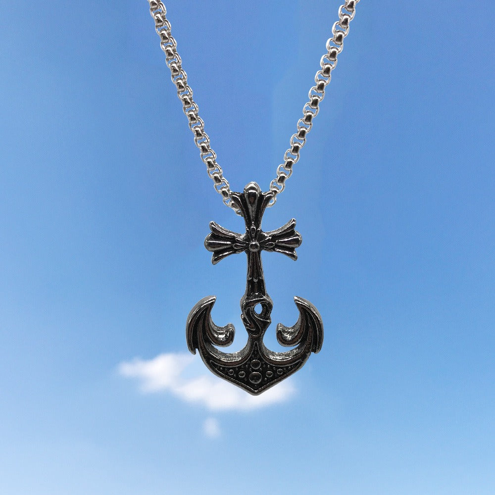 Hip-Hop Animal Pendant Necklace | Titanium Steel Box Chain | Vintage Finish | 51-80cm | Unisex | 80+ Designs