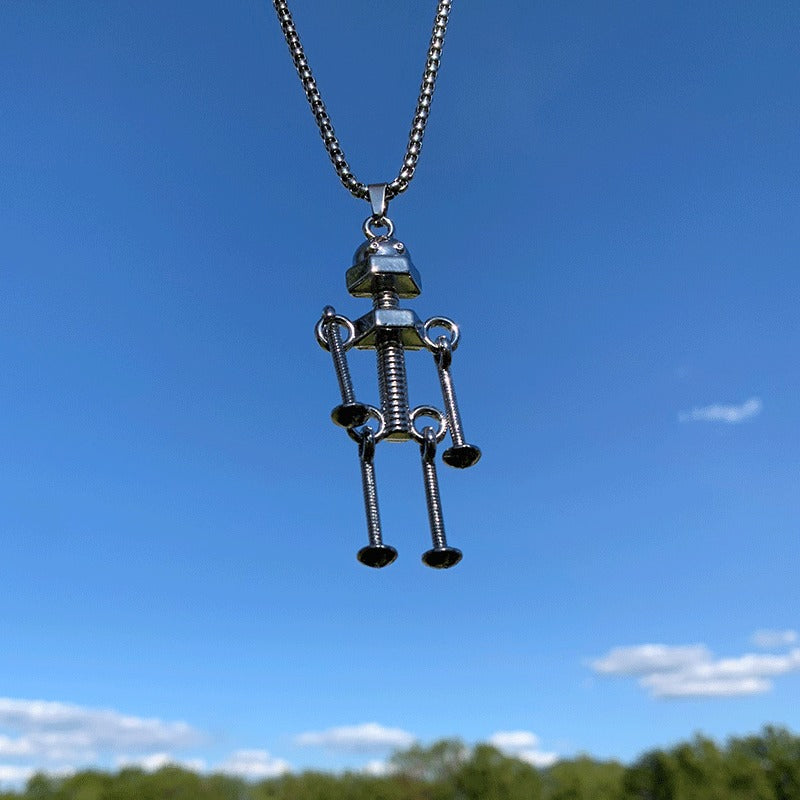 Hip-Hop Animal Pendant Necklace | Titanium Steel Box Chain | Vintage Finish | 51-80cm | Unisex | 80+ Designs