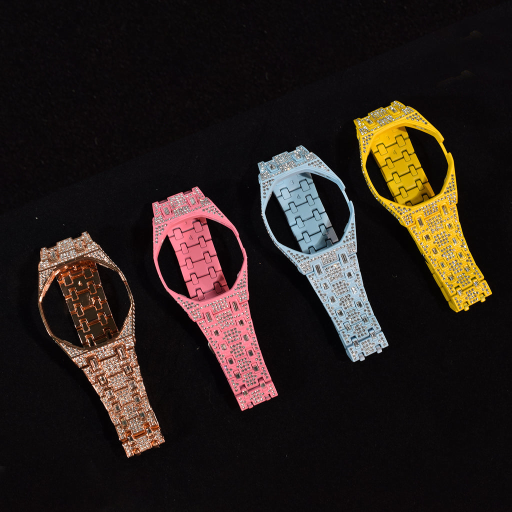 Suitable for Royal Pop Bioceramic Swatch Modified Case AP Case Watch Strap
