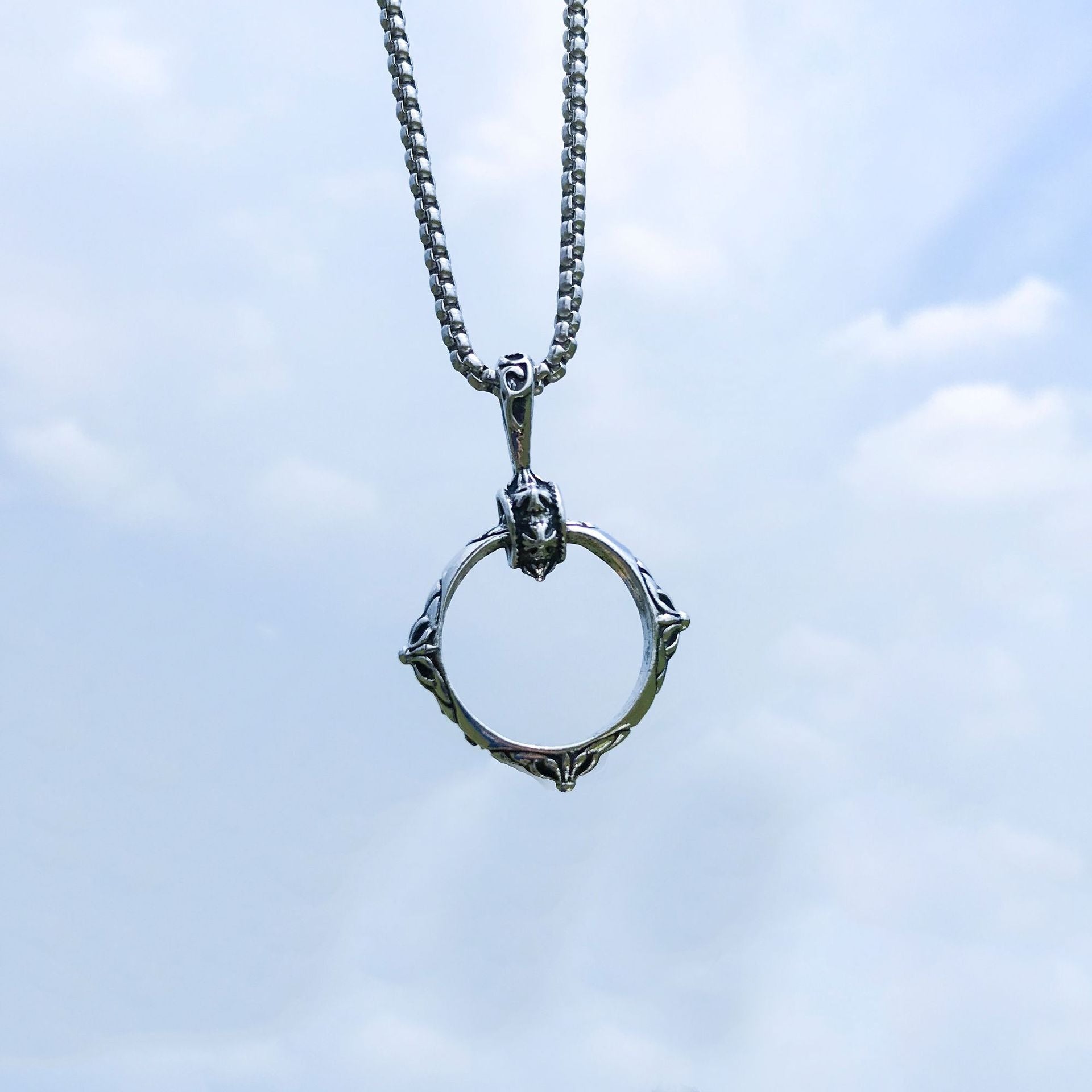 Hip-Hop Animal Pendant Necklace | Titanium Steel Box Chain | Vintage Finish | 51-80cm | Unisex | 80+ Designs