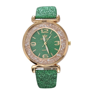 Reloj Cuarzo Mujer Cristal PU