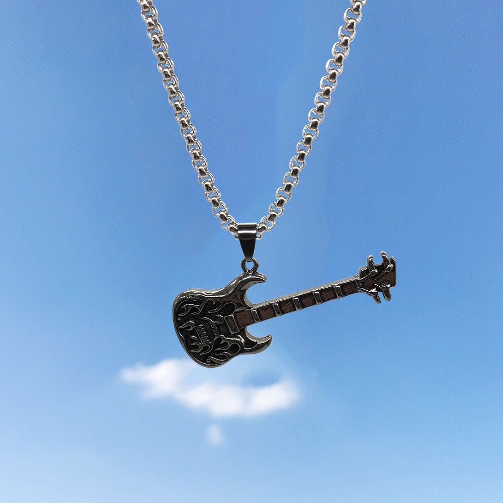 Hip-Hop Animal Pendant Necklace | Titanium Steel Box Chain | Vintage Finish | 51-80cm | Unisex | 80+ Designs