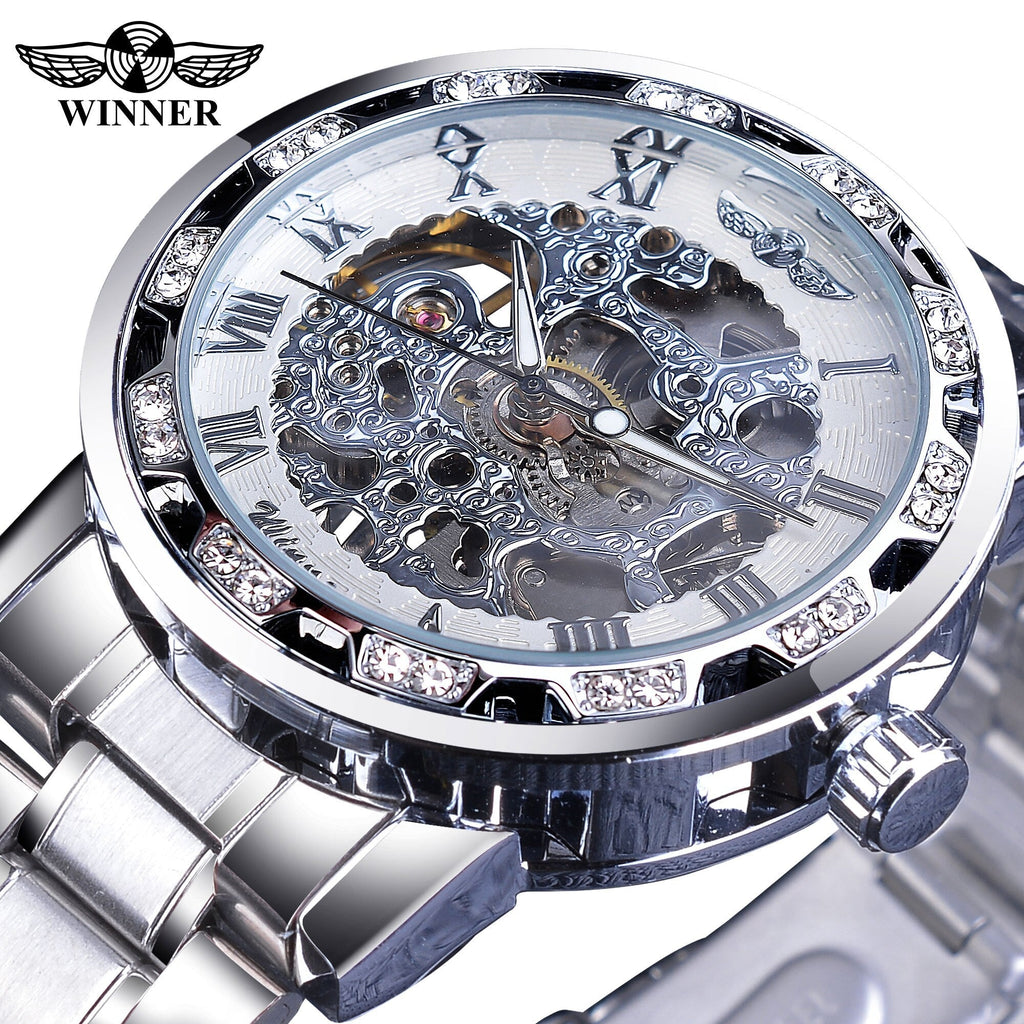 Reloj Mecánico Skeleton Acero Inoxidable