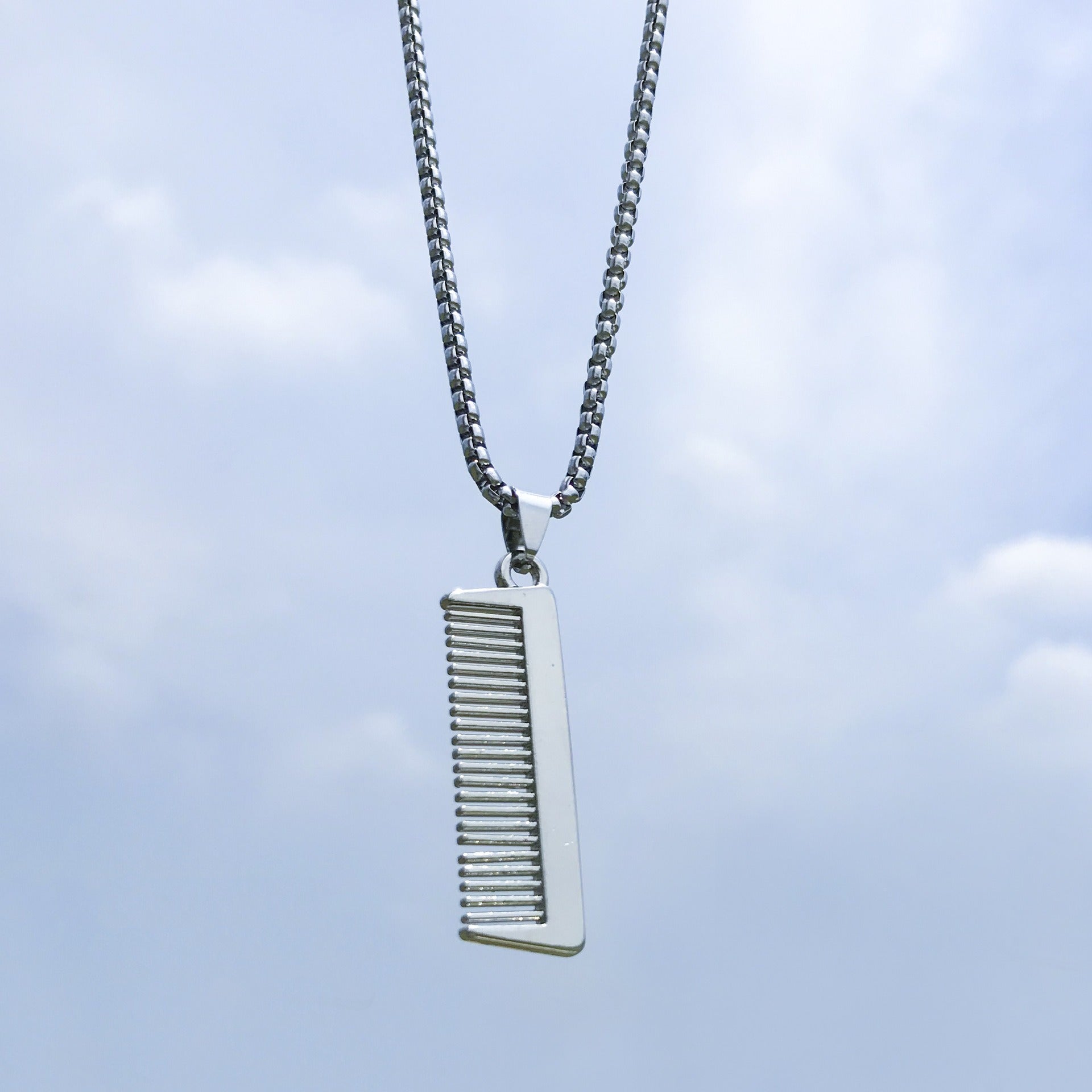 Hip-Hop Animal Pendant Necklace | Titanium Steel Box Chain | Vintage Finish | 51-80cm | Unisex | 80+ Designs