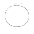 Twisted Chain Necklace | Stainless Steel | Silver, Gold & Rose Gold | 3mm & 4mm | Women's Fashion
