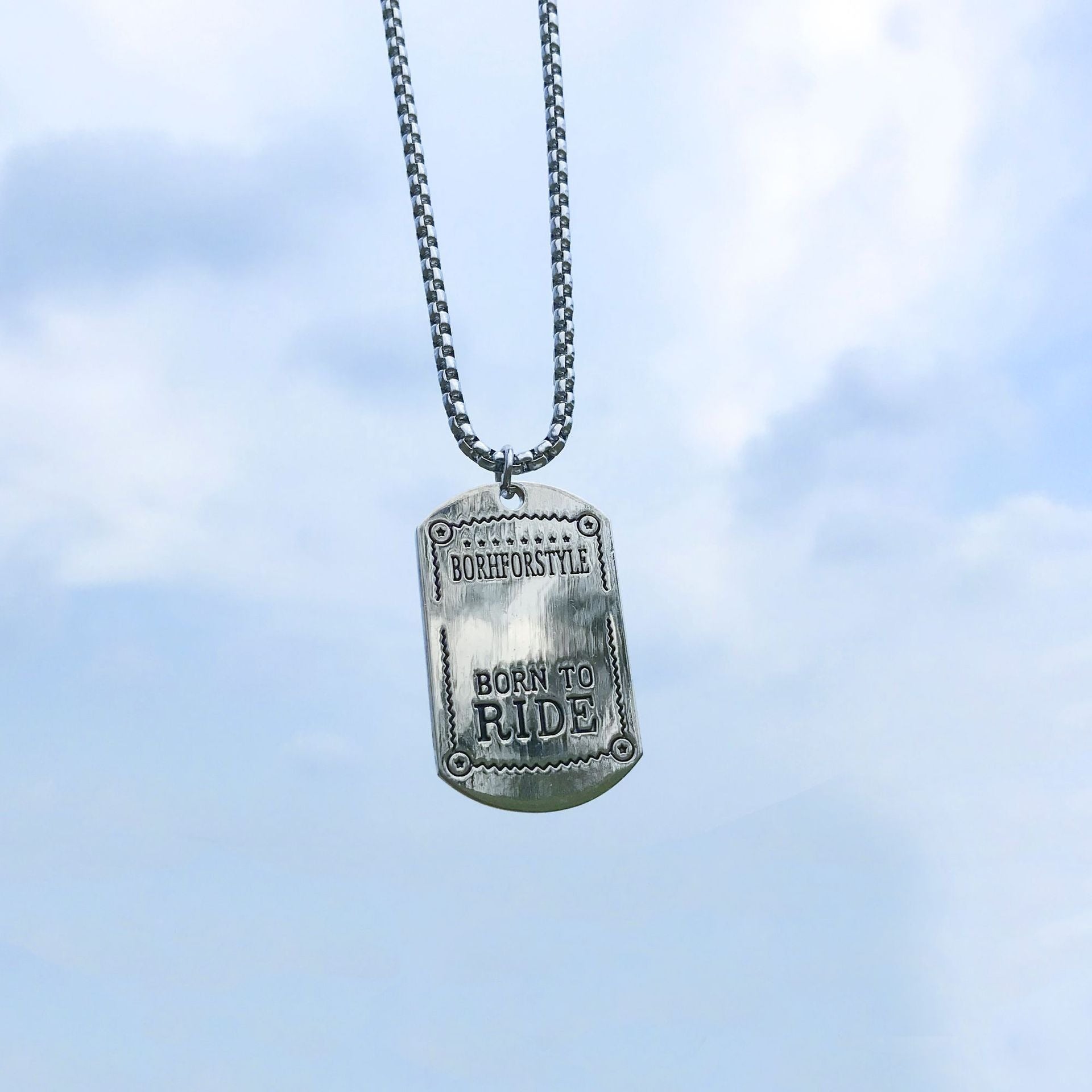 Hip-Hop Animal Pendant Necklace | Titanium Steel Box Chain | Vintage Finish | 51-80cm | Unisex | 80+ Designs