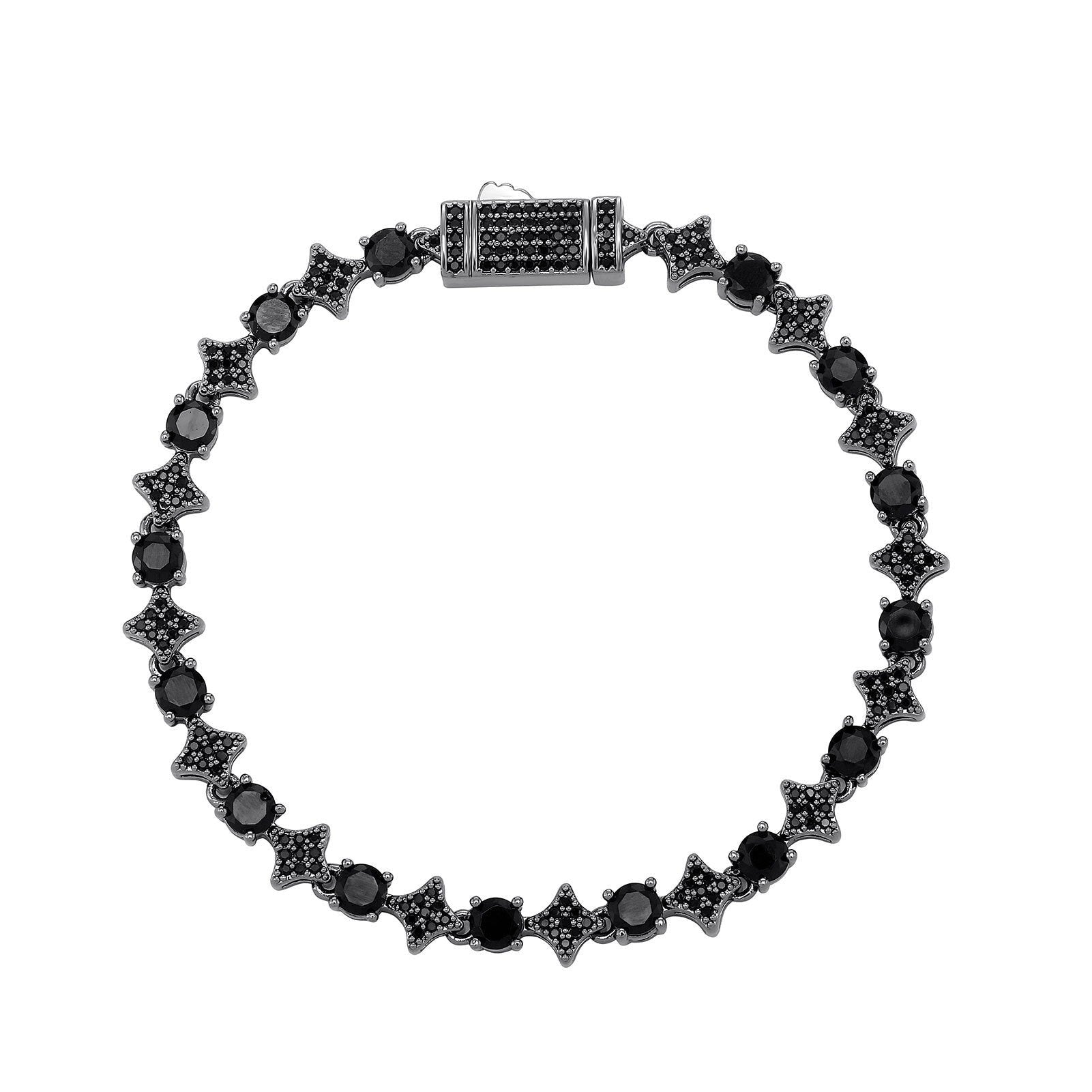 4MM Tennis Chain, 6MM Copper Zirconia Star Hip-hop Necklace, 8MM Starburst Bracelet Anklet, Factory