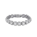 Fashion Trendy Ice Sugar Chain Cuban Chain Ice Sugar Link 5A Zircon Tennis Bracelet Flip Cover Men's Trendy Bracelet