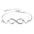 S925 Sterling Silver 8 Character Bracelet Fashion Jewelry Letter Jewelry for Women