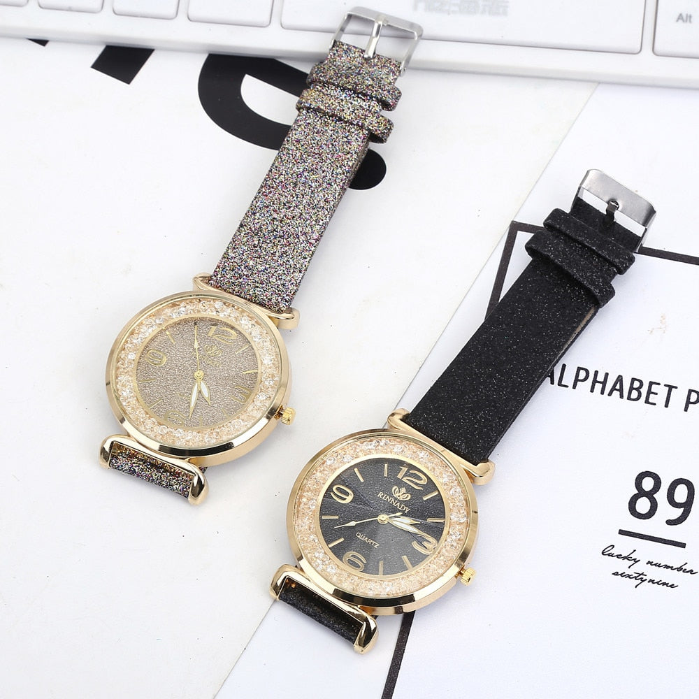Reloj Cuarzo Mujer Cristal PU