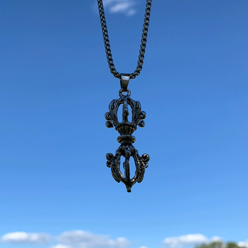 Hip-Hop Animal Pendant Necklace | Titanium Steel Box Chain | Vintage Finish | 51-80cm | Unisex | 80+ Designs