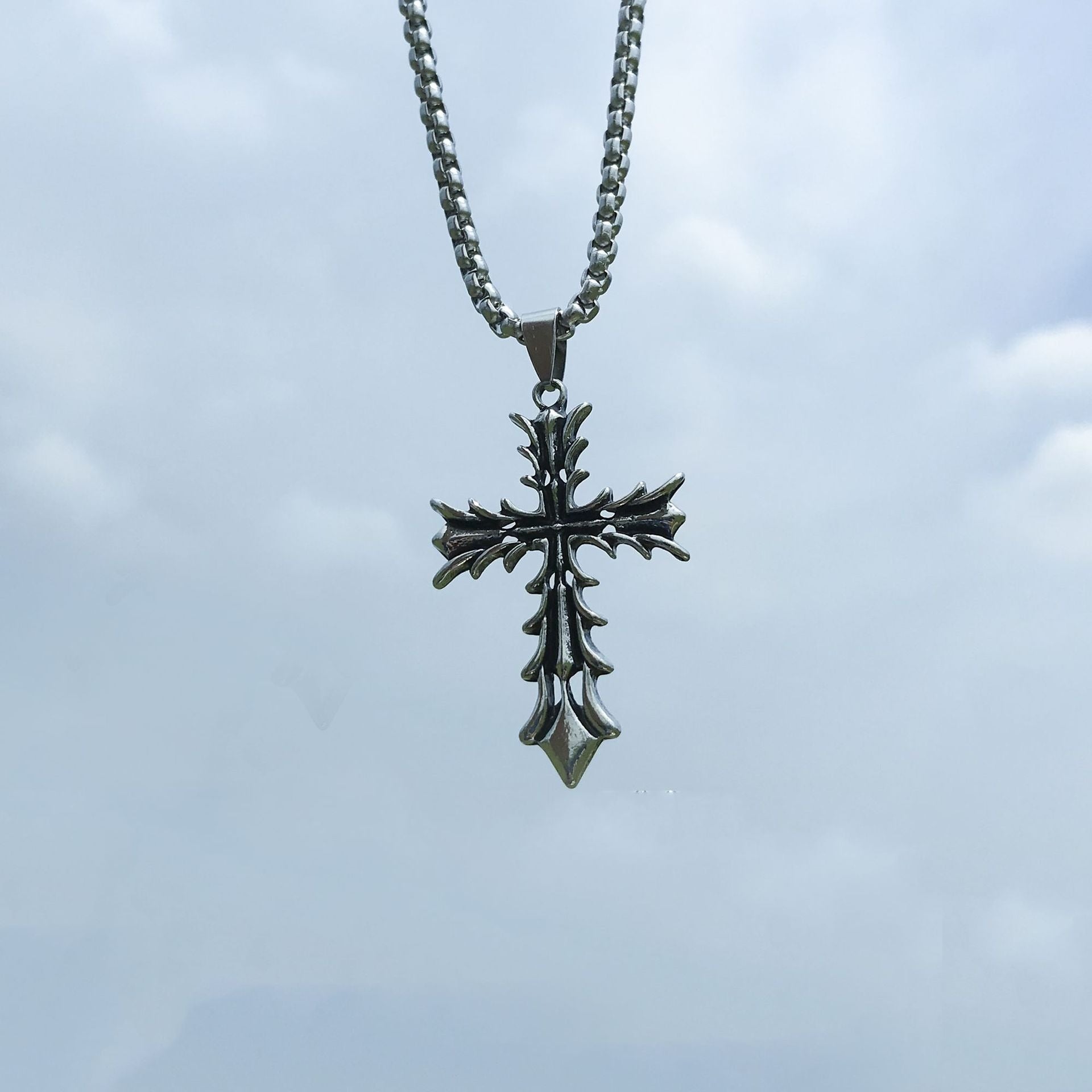 Hip-Hop Animal Pendant Necklace | Titanium Steel Box Chain | Vintage Finish | 51-80cm | Unisex | 80+ Designs