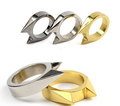 Self-defense Cat Ear Single Finger Ring Window Breaker for Women and Men, Outdoor Safety Tool