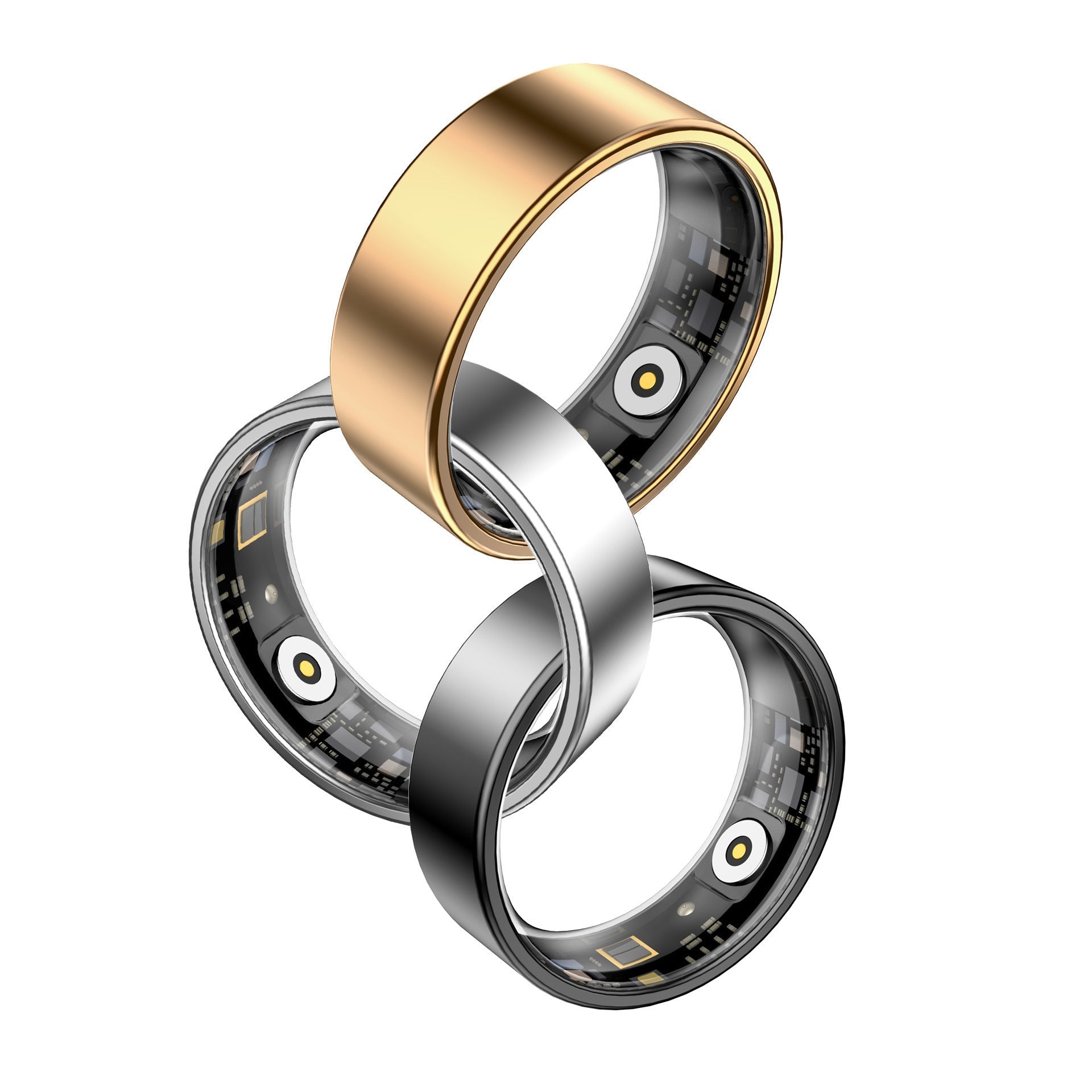 Smart Ring | Heart Rate Monitor | Step Counter & Gesture Control | 3 Colors | Sizes 7-13