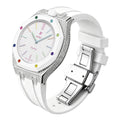 AP Collaboration Swatch Diamond-Encrusted Stainless Steel Royal Oak Royal Pop Modified Case Set