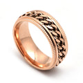 Rotating chain gear ring made of titanium steel