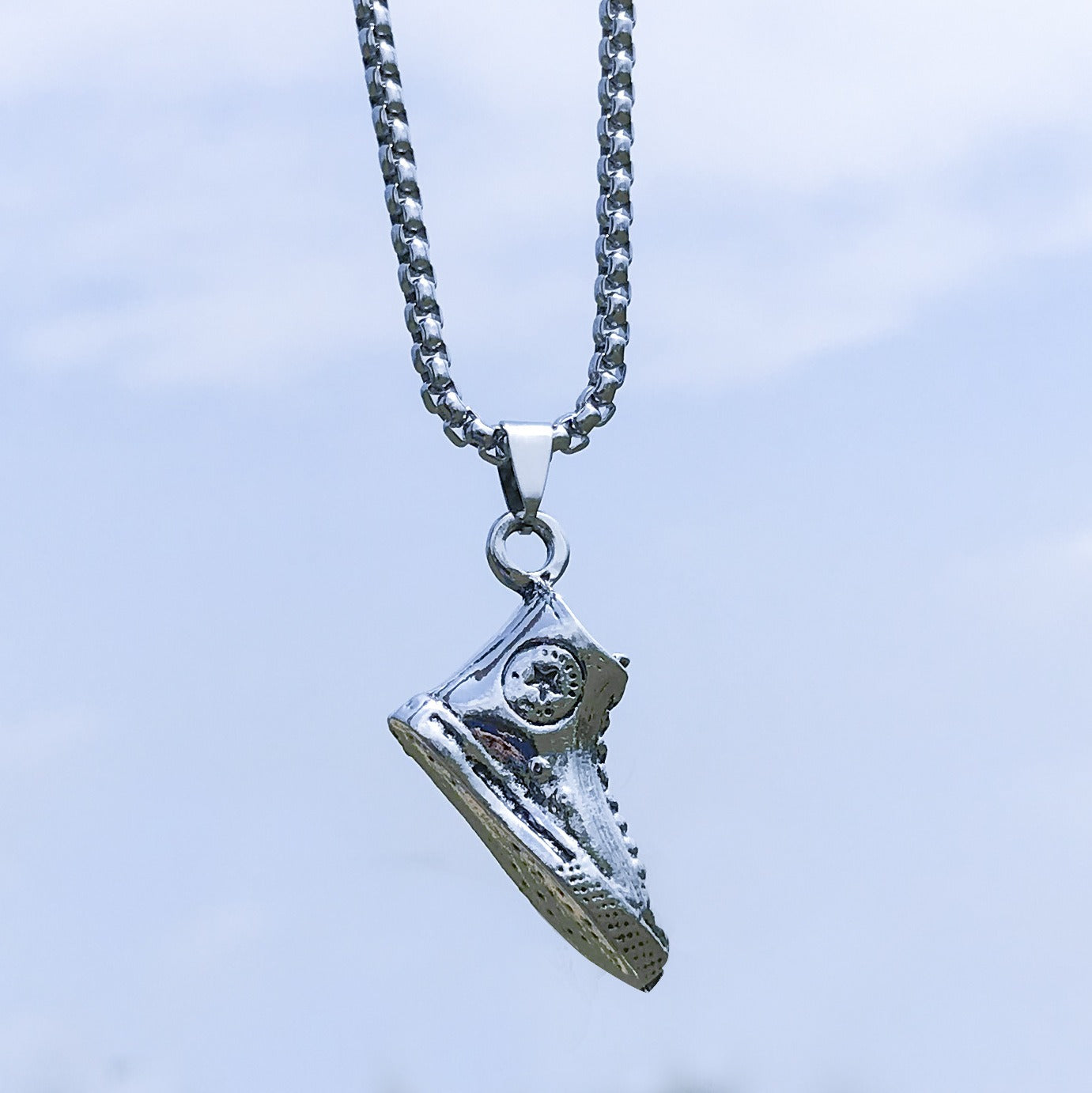Hip-Hop Animal Pendant Necklace | Titanium Steel Box Chain | Vintage Finish | 51-80cm | Unisex | 80+ Designs