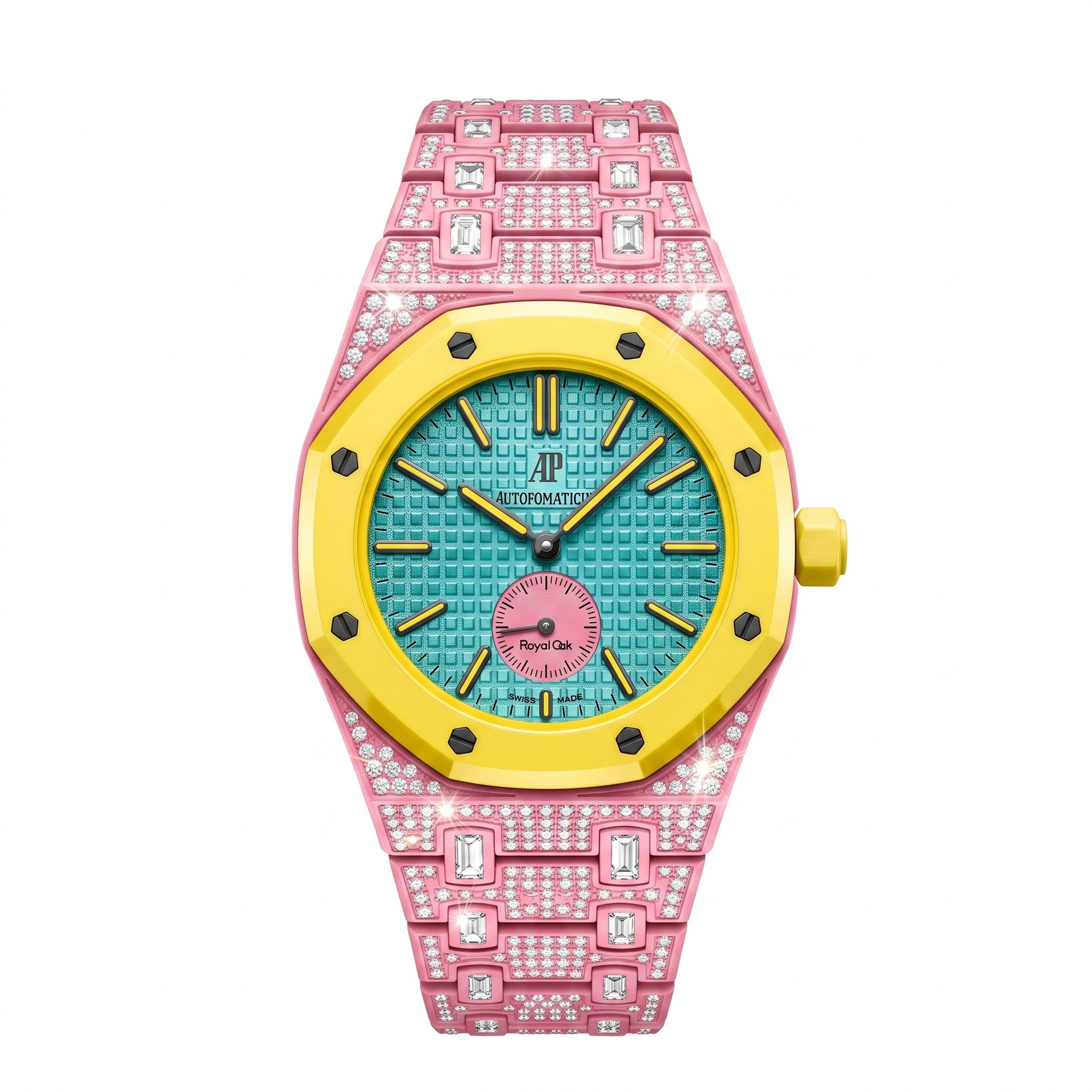 Suitable for Royal Pop Bioceramic Swatch Modified Case AP Case Watch Strap