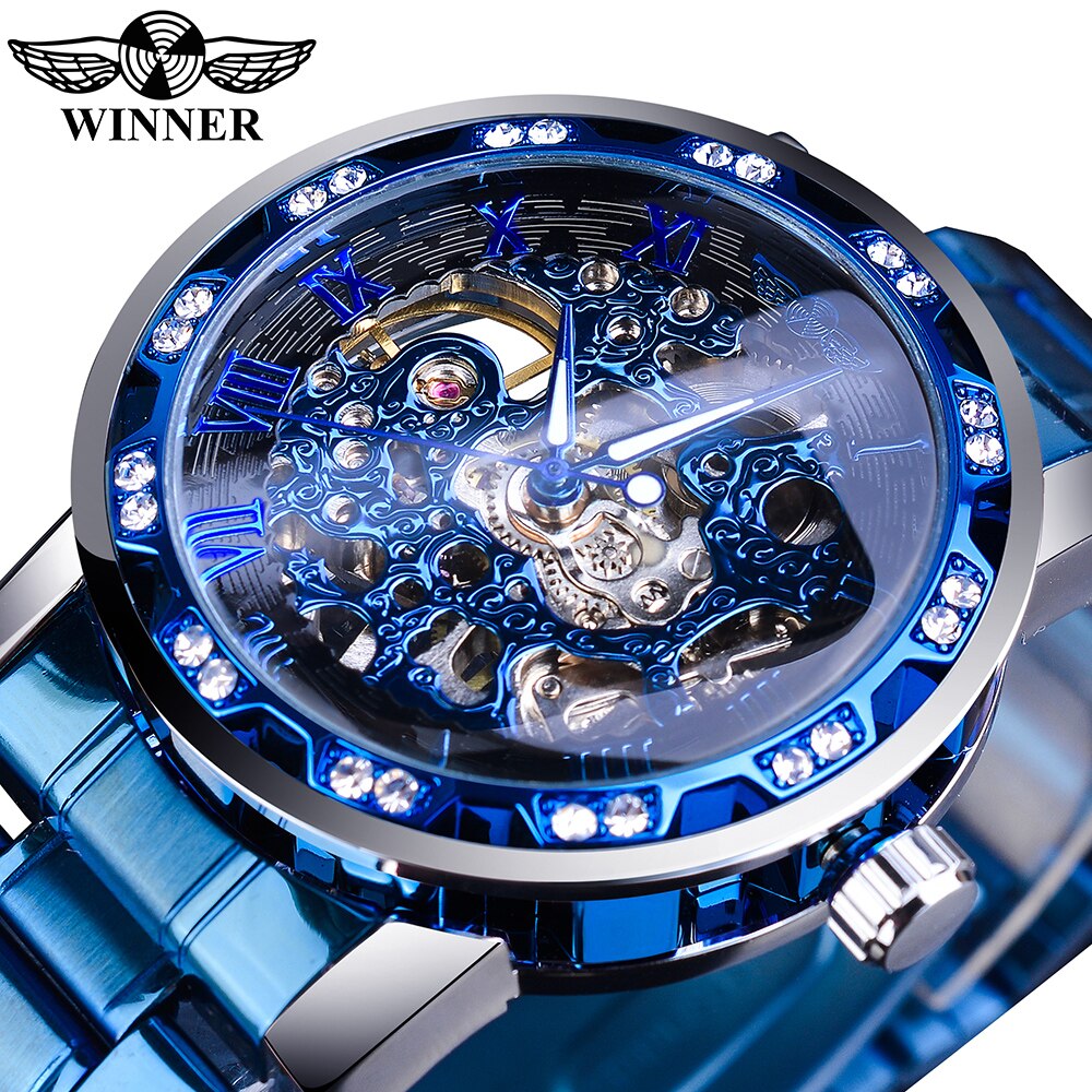 Reloj Mecánico Skeleton Acero Inoxidable
