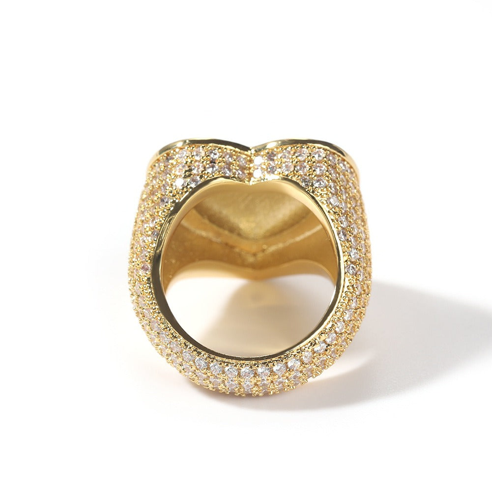 Heart Ring | 3A Zircon | Copper | Gold & Silver | Sizes 6-10 | Women's Romantic Jewelry