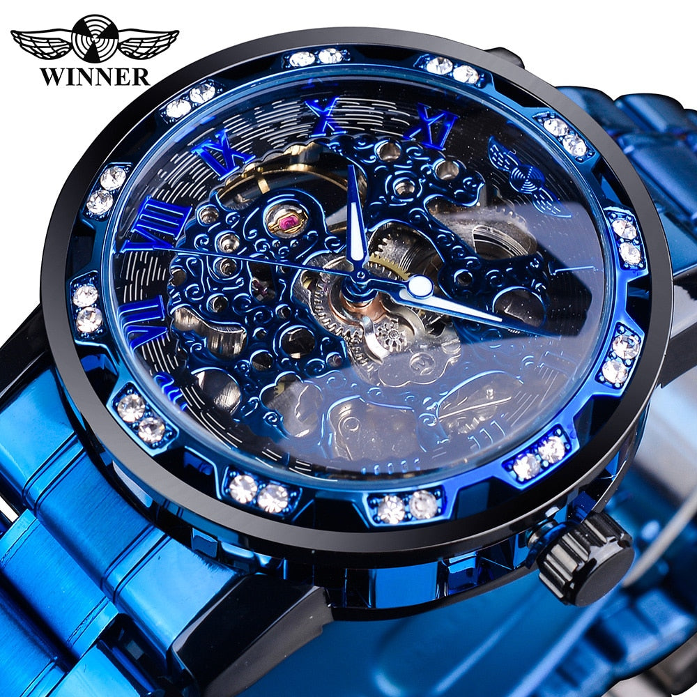 Reloj Mecánico Skeleton Acero Inoxidable
