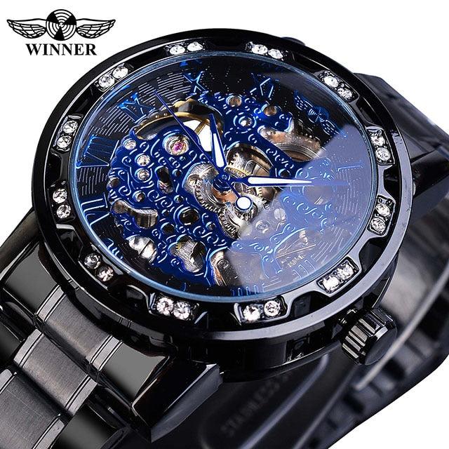 Reloj Mecánico Skeleton Acero Inoxidable