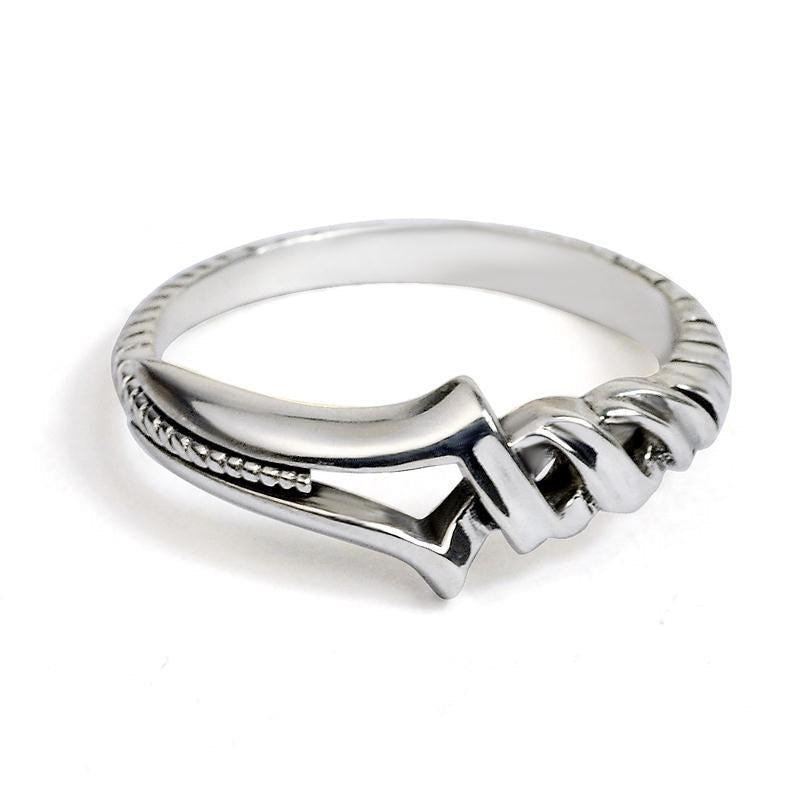 Vintage Cross Ring | Adjustable | Antique Thai Silver | Unisex
