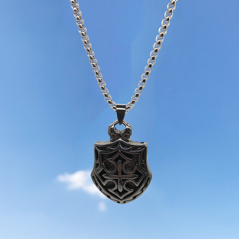 Hip-Hop Animal Pendant Necklace | Titanium Steel Box Chain | Vintage Finish | 51-80cm | Unisex | 80+ Designs
