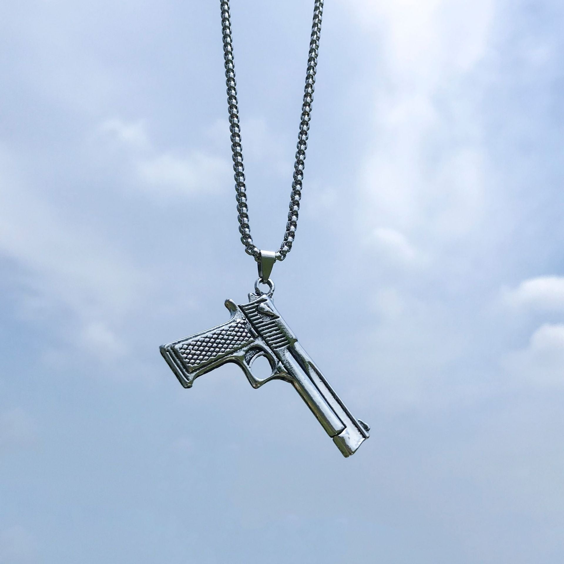 Hip-Hop Animal Pendant Necklace | Titanium Steel Box Chain | Vintage Finish | 51-80cm | Unisex | 80+ Designs